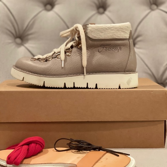 Fracap Leather Hiking Ankle Boot NEW - Picture 6 of 13